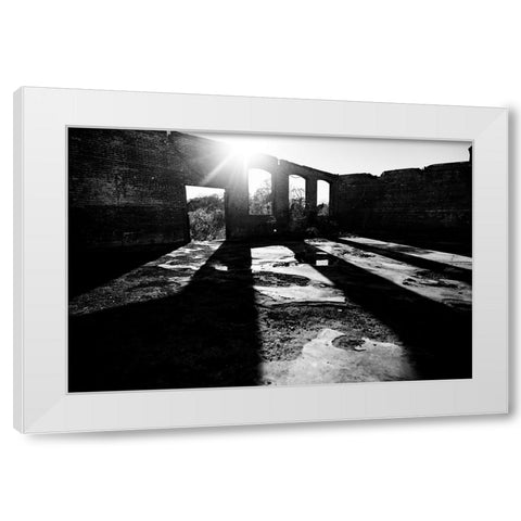 The Mill White Modern Wood Framed Art Print by Malone, Will