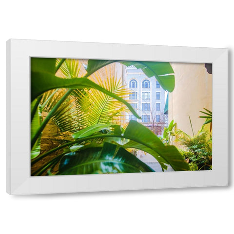 Thomasville Jungle White Modern Wood Framed Art Print by Malone, Will