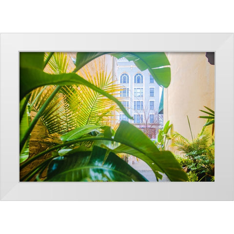 Thomasville Jungle White Modern Wood Framed Art Print by Malone, Will