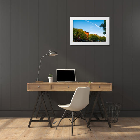 Thomasville Morning 2 White Modern Wood Framed Art Print by Malone, Will