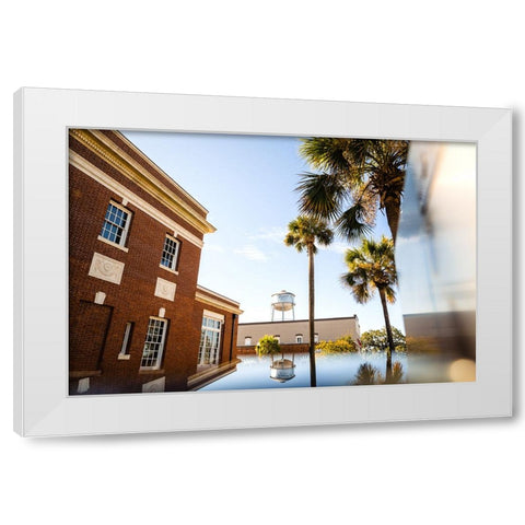 Thomasville Oasis White Modern Wood Framed Art Print by Malone, Will