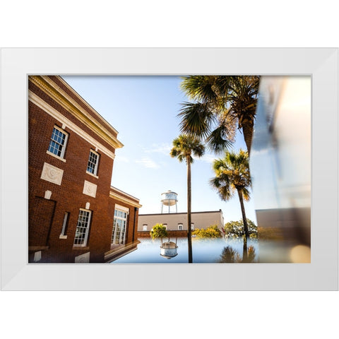 Thomasville Oasis White Modern Wood Framed Art Print by Malone, Will