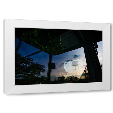 Thomasville Reflection White Modern Wood Framed Art Print by Malone, Will