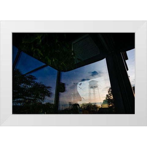 Thomasville Reflection White Modern Wood Framed Art Print by Malone, Will