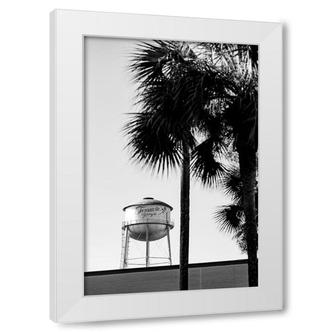 Thomasville Watertower 2 White Modern Wood Framed Art Print by Malone, Will