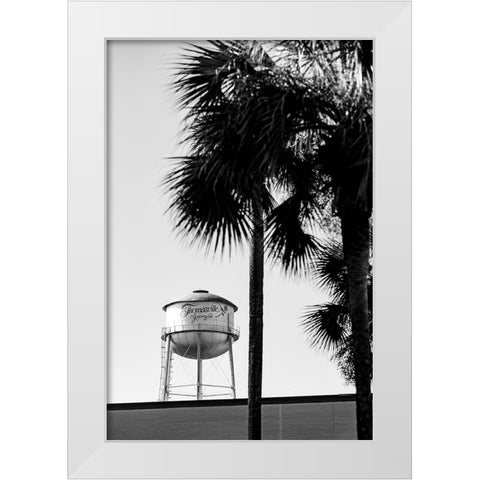 Thomasville Watertower 2 White Modern Wood Framed Art Print by Malone, Will