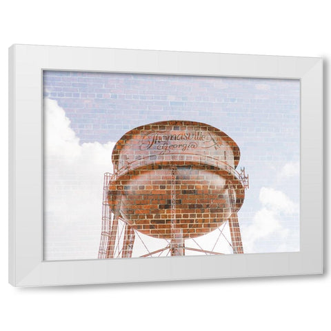 Watertower White Modern Wood Framed Art Print by Malone, Will