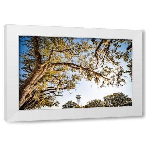 Watertower 4 White Modern Wood Framed Art Print by Malone, Will