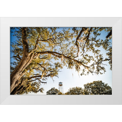 Watertower 4 White Modern Wood Framed Art Print by Malone, Will