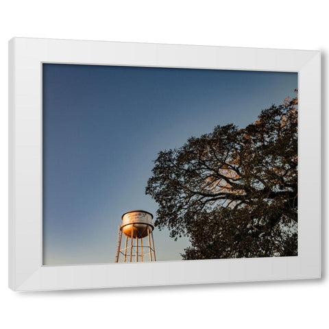 Watertower 6 White Modern Wood Framed Art Print by Malone, Will