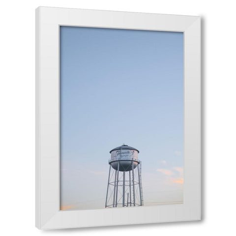 Watertower 7 White Modern Wood Framed Art Print by Malone, Will