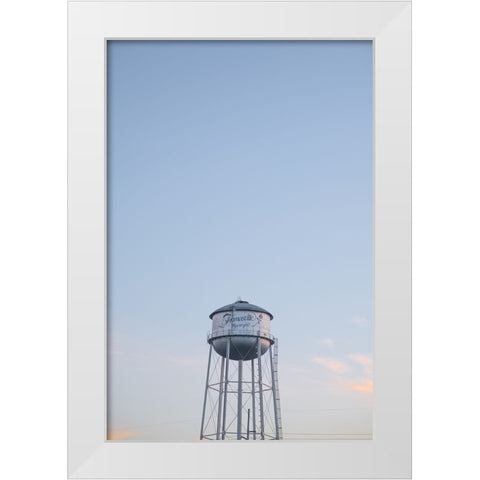 Watertower 7 White Modern Wood Framed Art Print by Malone, Will
