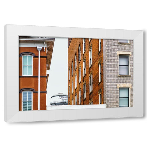 Watertower 8 White Modern Wood Framed Art Print by Malone, Will