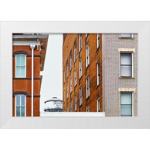 Watertower 8 White Modern Wood Framed Art Print by Malone, Will