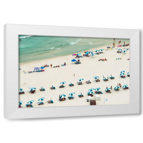 White Sands 3 White Modern Wood Framed Art Print by Malone, Will