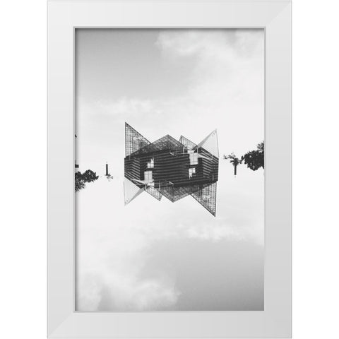 Chattanooga II White Modern Wood Framed Art Print by Malone, Will