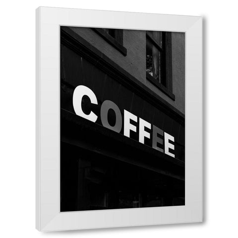 Coffee 2 White Modern Wood Framed Art Print by Malone, Will