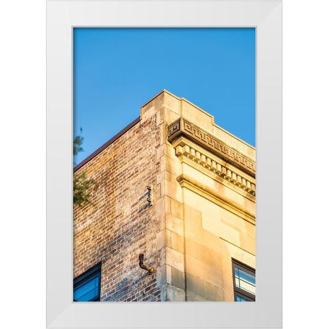 Corner 10 White Modern Wood Framed Art Print by Malone, Will