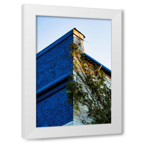 Corner 1 White Modern Wood Framed Art Print by Malone, Will