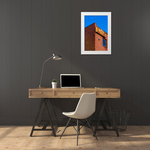 Corner 2 White Modern Wood Framed Art Print by Malone, Will