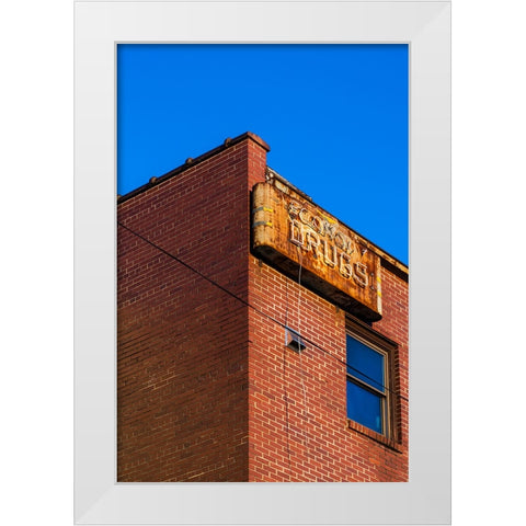 Corner 2 White Modern Wood Framed Art Print by Malone, Will
