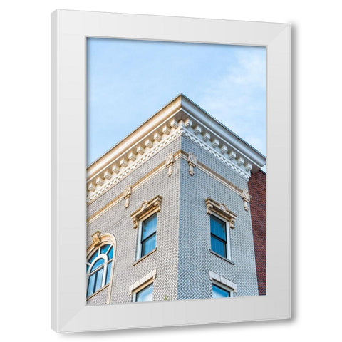 Corner 3 White Modern Wood Framed Art Print by Malone, Will
