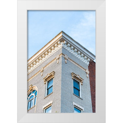 Corner 3 White Modern Wood Framed Art Print by Malone, Will