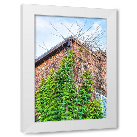 Corner 4 White Modern Wood Framed Art Print by Malone, Will