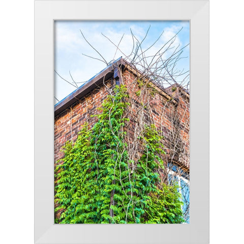 Corner 4 White Modern Wood Framed Art Print by Malone, Will