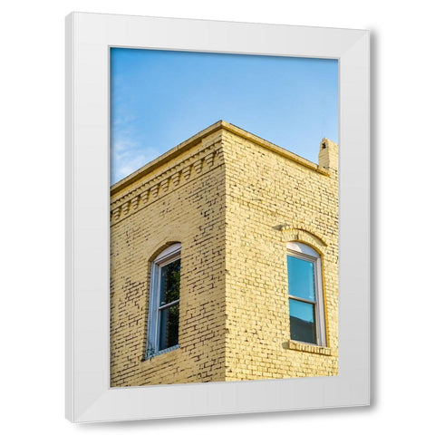 Corner 6 White Modern Wood Framed Art Print by Malone, Will