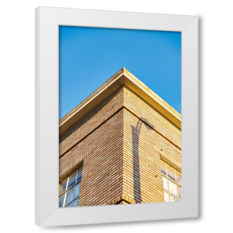 Corner 7 White Modern Wood Framed Art Print by Malone, Will