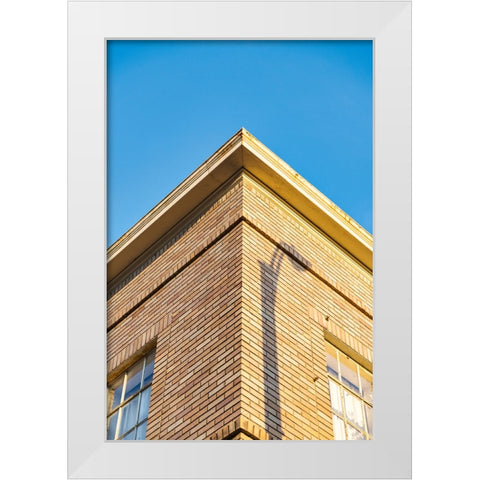 Corner 7 White Modern Wood Framed Art Print by Malone, Will