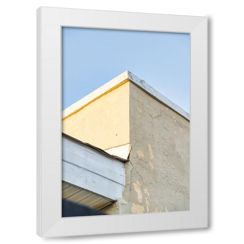 Corner 8 White Modern Wood Framed Art Print by Malone, Will