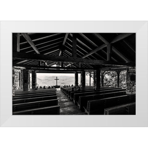 Eyes to the Hills 2 White Modern Wood Framed Art Print by Malone, Will