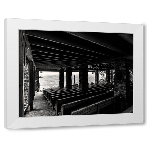 Eyes to the Hills White Modern Wood Framed Art Print by Malone, Will