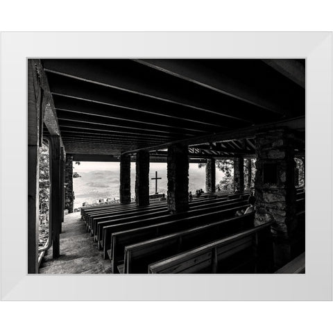 Eyes to the Hills White Modern Wood Framed Art Print by Malone, Will