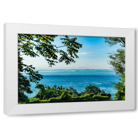 Morning Layers 2 White Modern Wood Framed Art Print by Malone, Will
