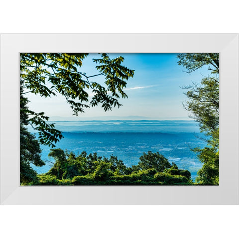 Morning Layers 2 White Modern Wood Framed Art Print by Malone, Will