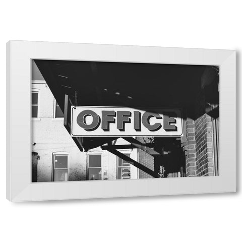Office White Modern Wood Framed Art Print by Malone, Will