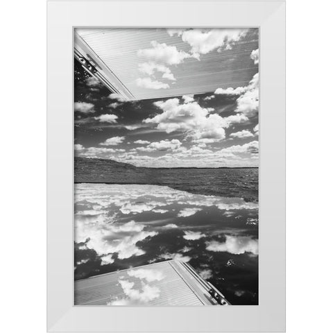 Skyland White Modern Wood Framed Art Print by Malone, Will