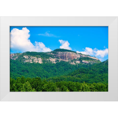 Table Rock Horizontal 2 White Modern Wood Framed Art Print by Malone, Will