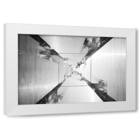 The Gateway White Modern Wood Framed Art Print by Malone, Will