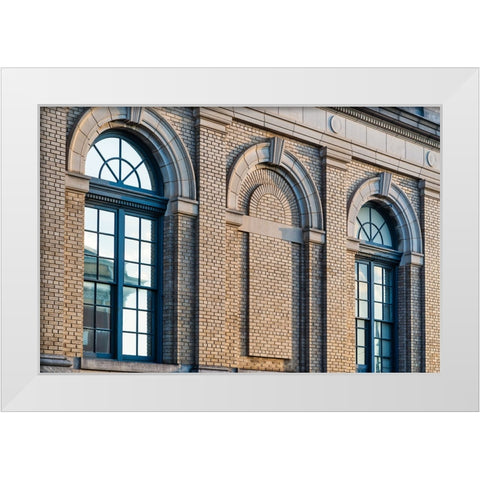 Window 5 White Modern Wood Framed Art Print by Malone, Will