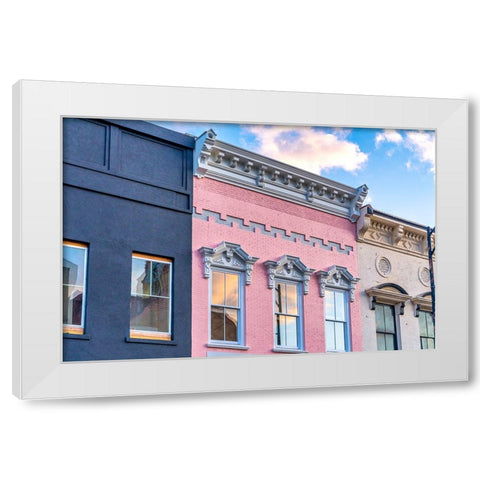 Window 6 White Modern Wood Framed Art Print by Malone, Will