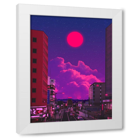 Magical Nights 2 White Modern Wood Framed Art Print by Orozco, Danner