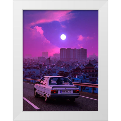 Going Back to the Past 2 White Modern Wood Framed Art Print by Orozco, Danner