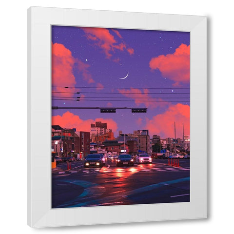 Place of Dreams 4 White Modern Wood Framed Art Print by Orozco, Danner