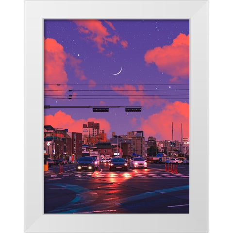 Place of Dreams 4 White Modern Wood Framed Art Print by Orozco, Danner