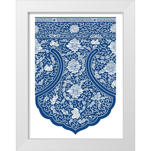 Decoration And Ornament - IX White Modern Wood Framed Art Print by CAG