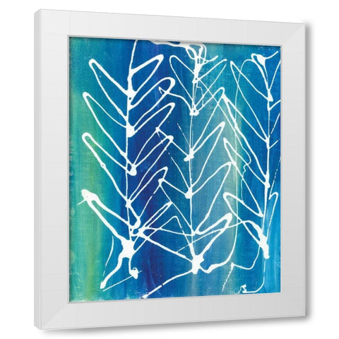 Leaf Void II White Modern Wood Framed Art Print by Adkin, Arielle